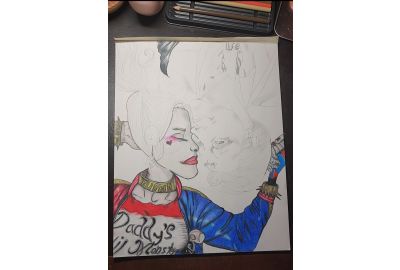 The Story Behind My Harley Quinn & Joker Drawing "Diving deep into my artistic journey..."